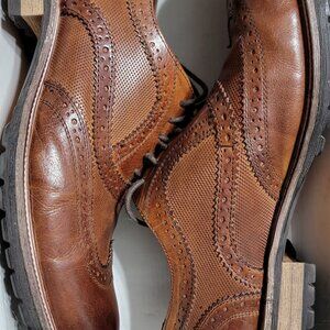Steve Madden Leather Persey Wingtip Oxfords